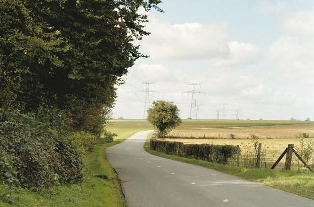 D62 entre Bézancourt et la N31, Normandie. 2006