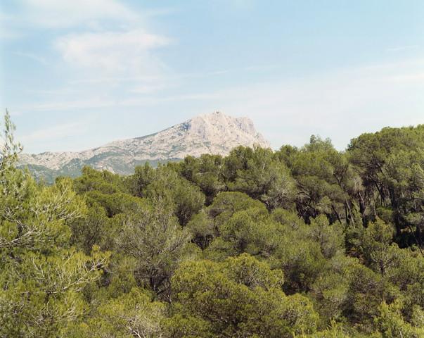 Montagne Sainte-Victoire. Bouches-du-Rhône, Provence-Alpes-Côtes d'Azur. 2002